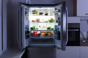 Premium Refrigerator Interior Photo